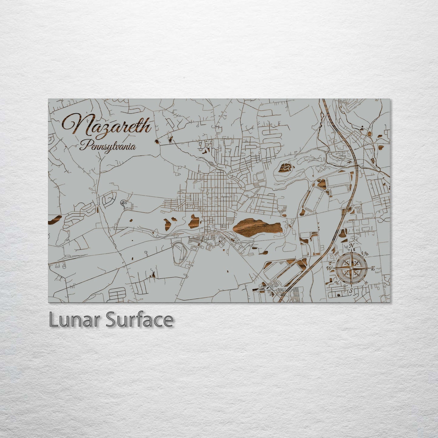 Nazareth, Pennsylvania Street Map