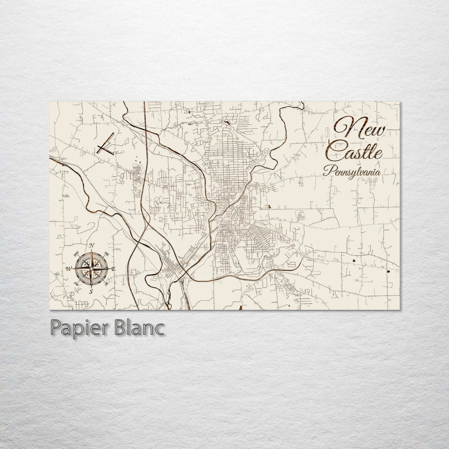 New Castle, Pennsylvania Street Map