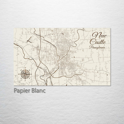 New Castle, Pennsylvania Street Map