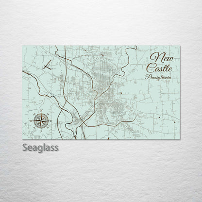 New Castle, Pennsylvania Street Map