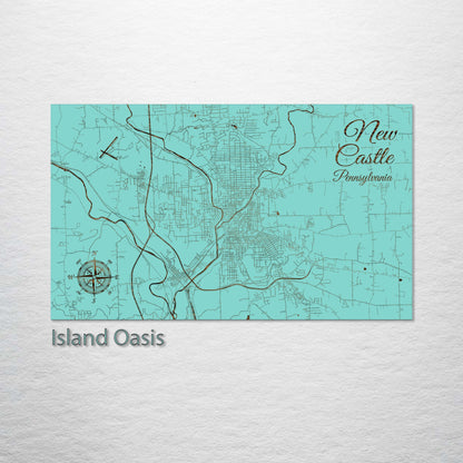 New Castle, Pennsylvania Street Map