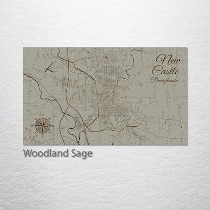 New Castle, Pennsylvania Street Map