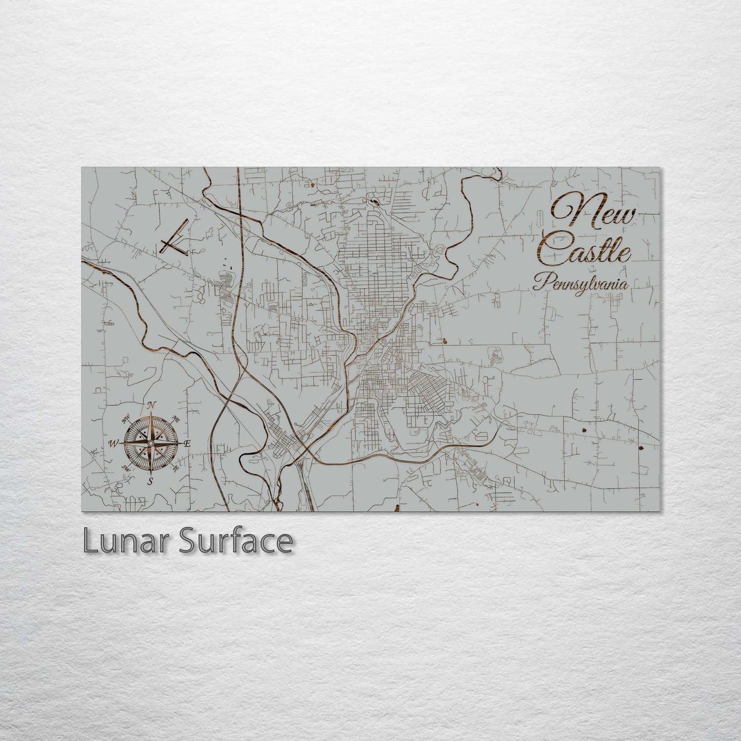 New Castle, Pennsylvania Street Map