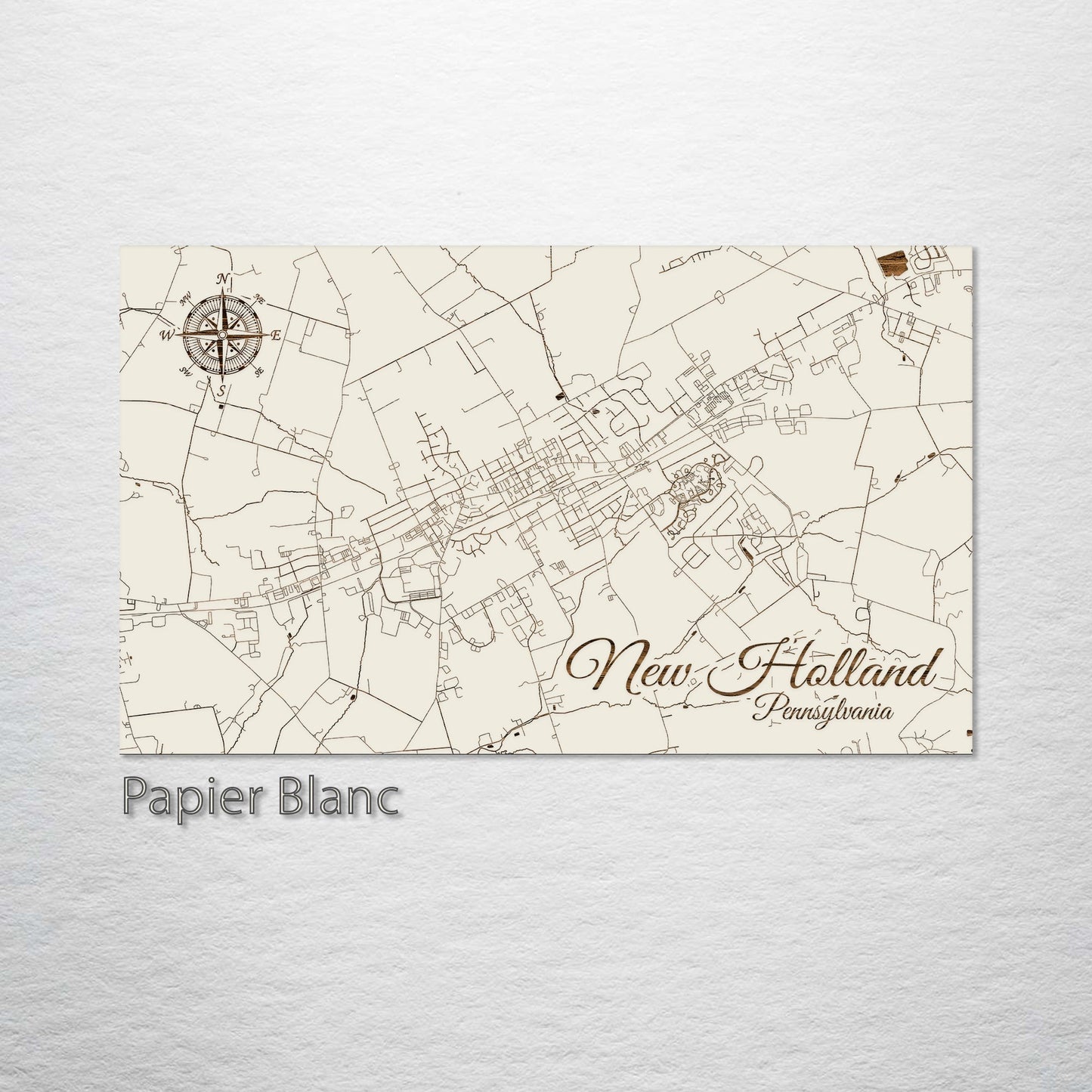 New Holland, Pennsylvania Street Map