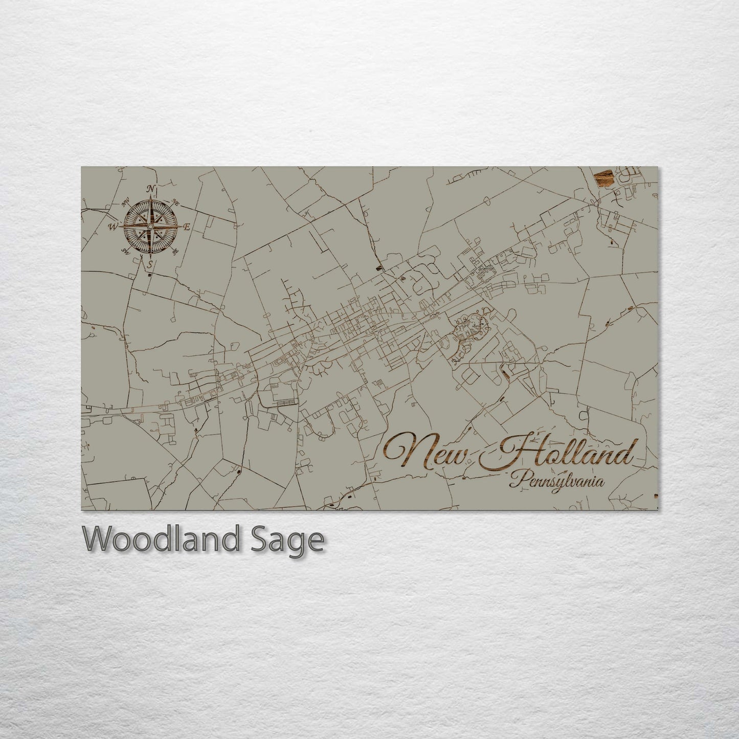 New Holland, Pennsylvania Street Map