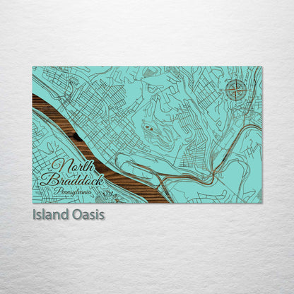 North Braddock, Pennsylvania Street Map