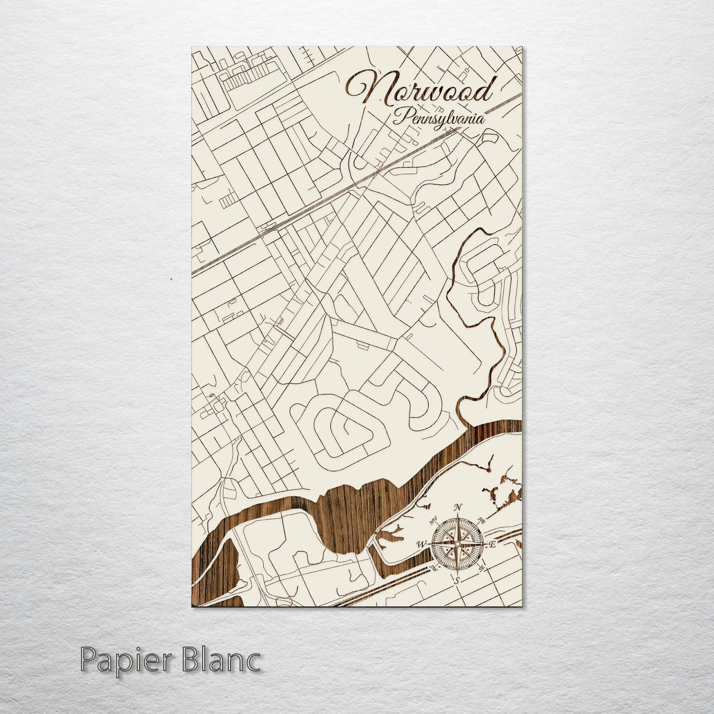 Norwood, Pennsylvania Street Map