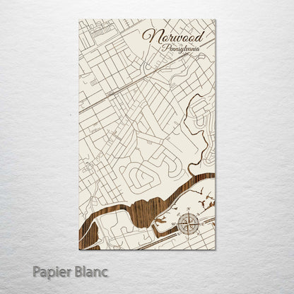 Norwood, Pennsylvania Street Map