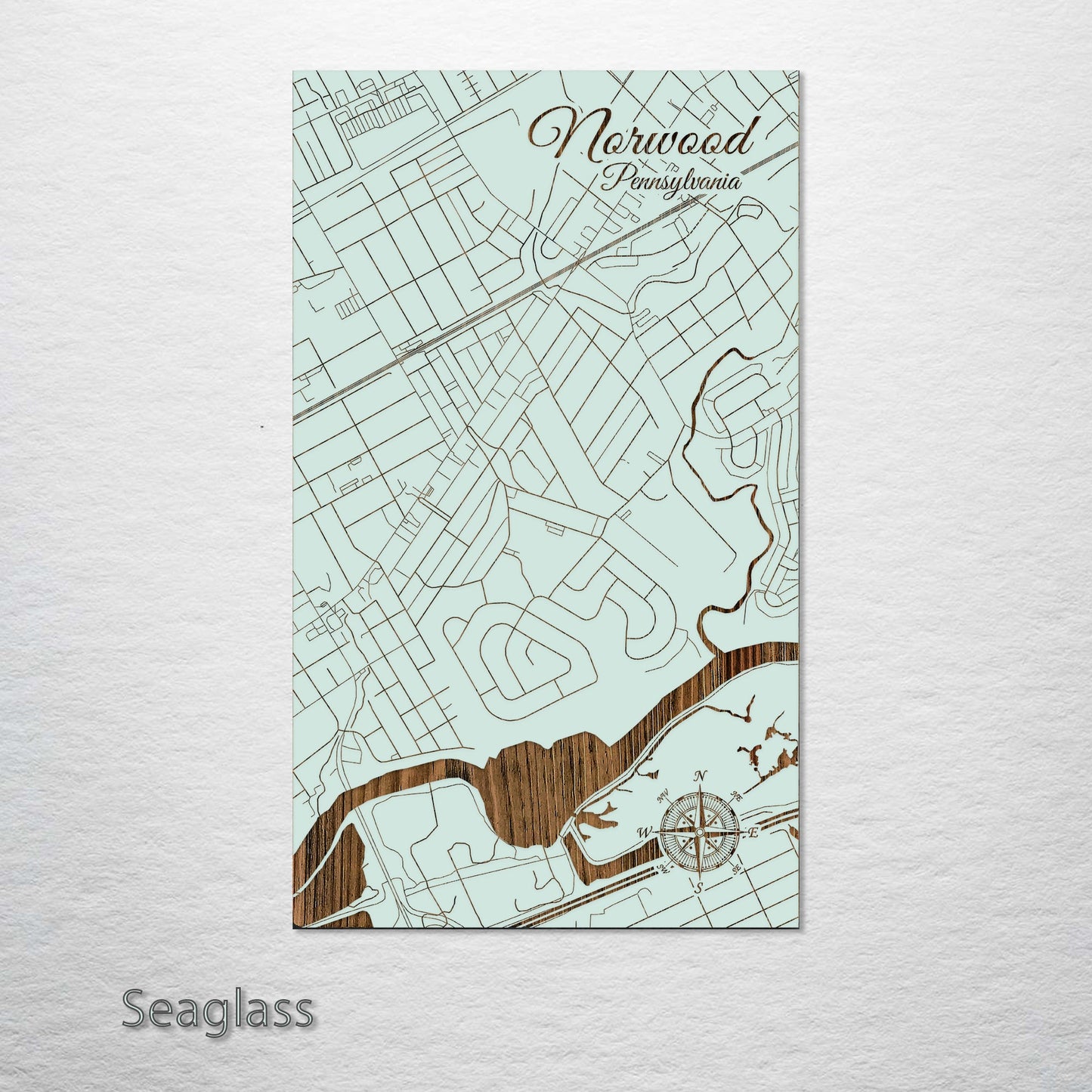 Norwood, Pennsylvania Street Map