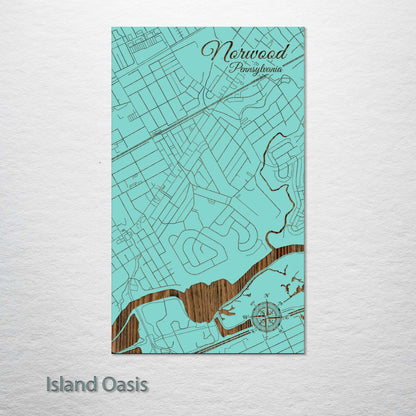 Norwood, Pennsylvania Street Map