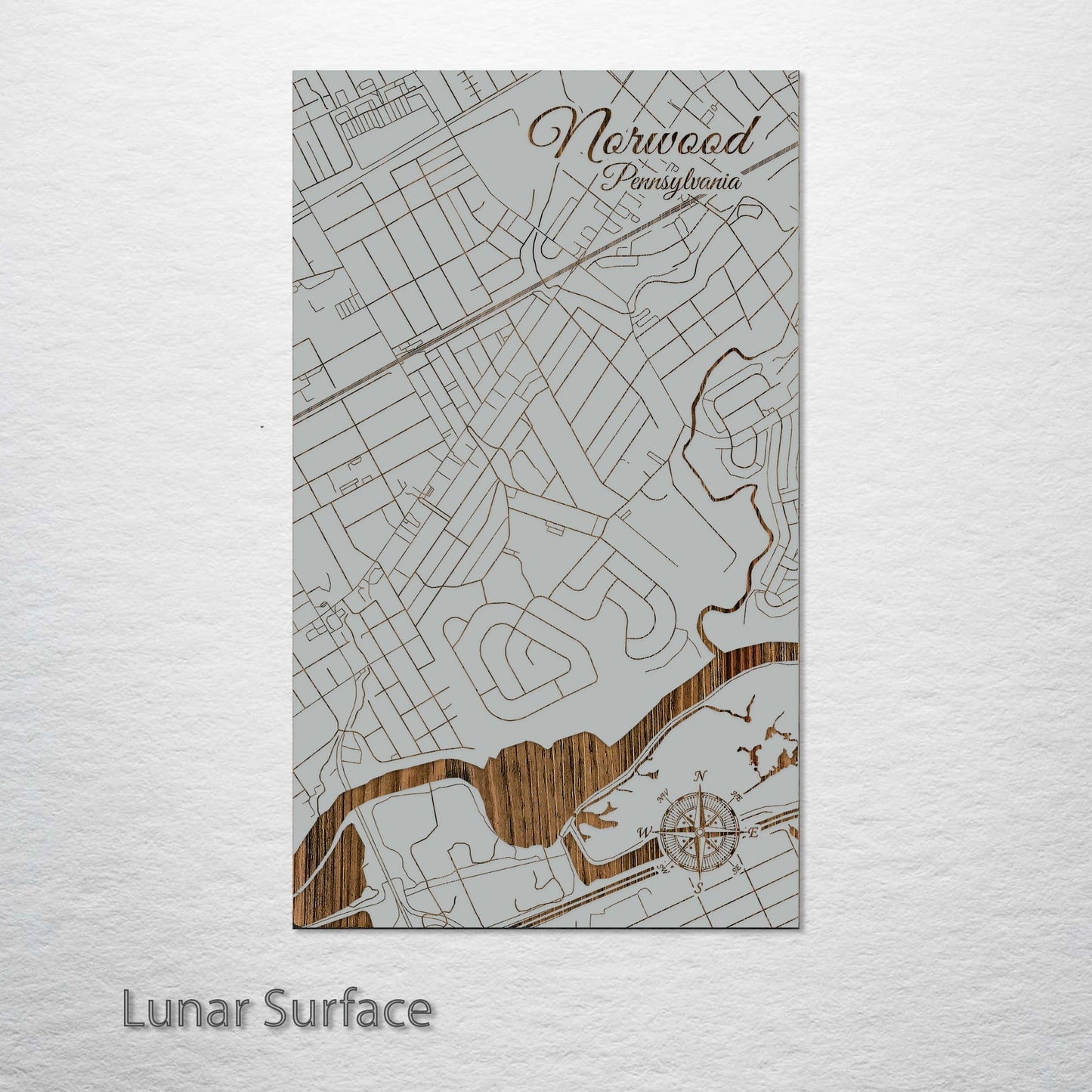 Norwood, Pennsylvania Street Map