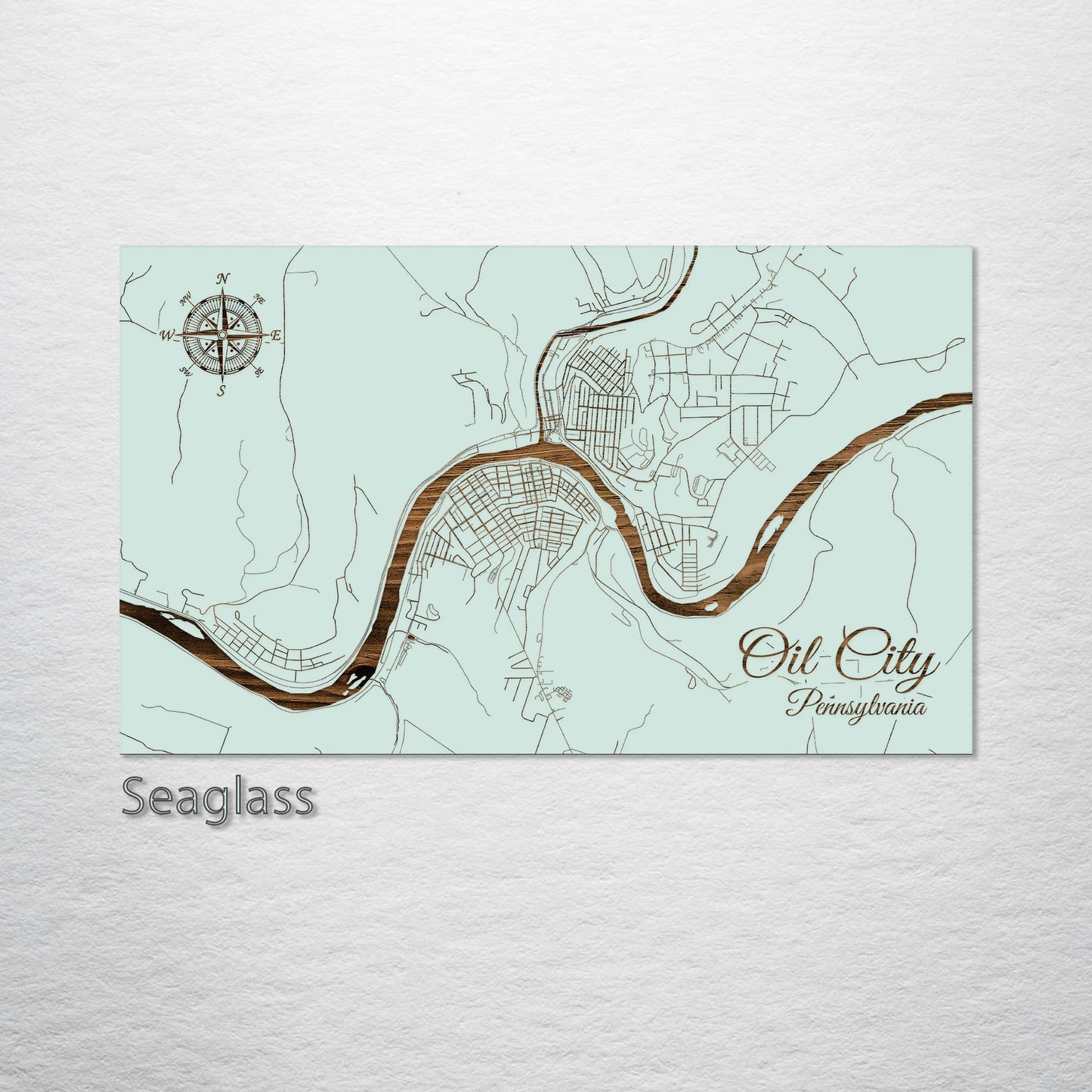 Oil City, Pennsylvania Street Map