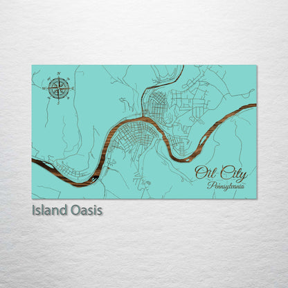 Oil City, Pennsylvania Street Map