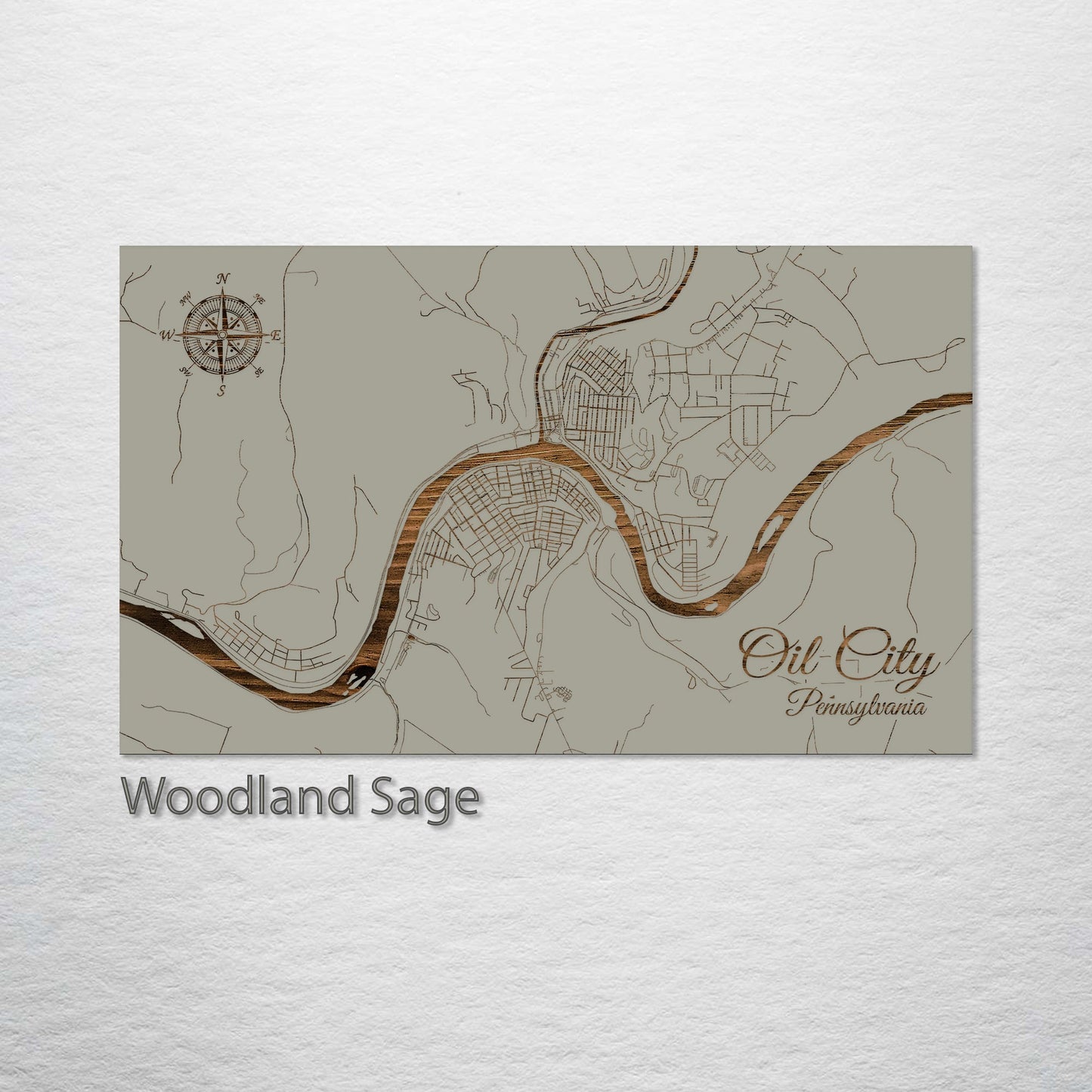 Oil City, Pennsylvania Street Map