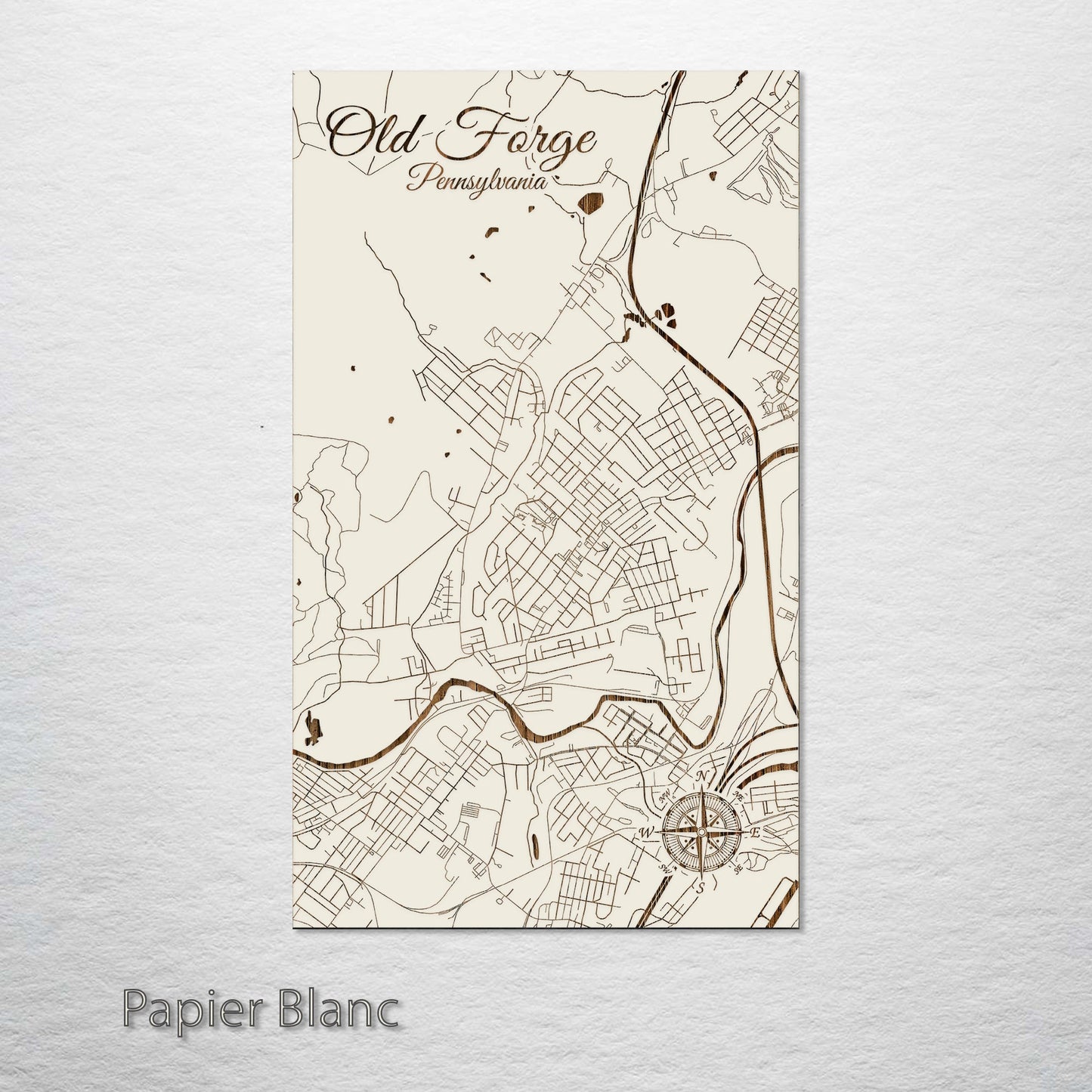 Old Forge, Pennsylvania Street Map