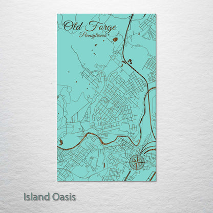 Old Forge, Pennsylvania Street Map