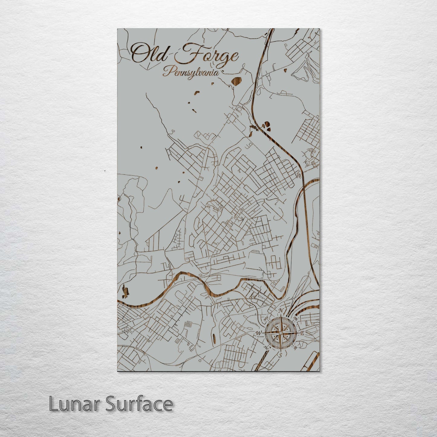 Old Forge, Pennsylvania Street Map