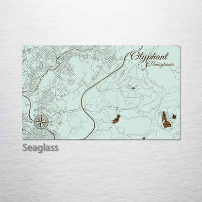 Olyphant, Pennsylvania Street Map