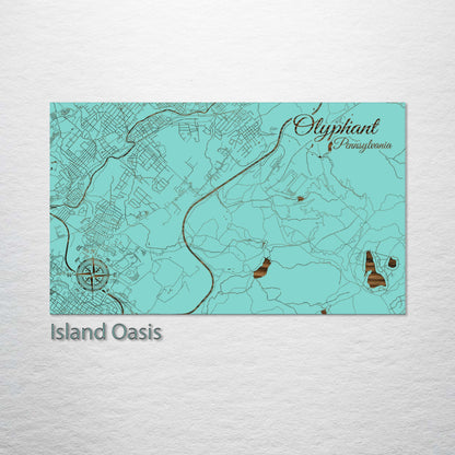 Olyphant, Pennsylvania Street Map