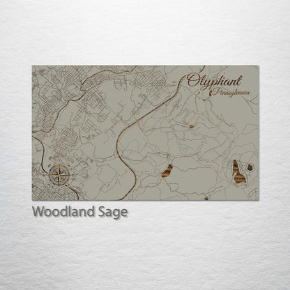 Olyphant, Pennsylvania Street Map