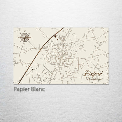 Oxford, Pennsylvania Street Map