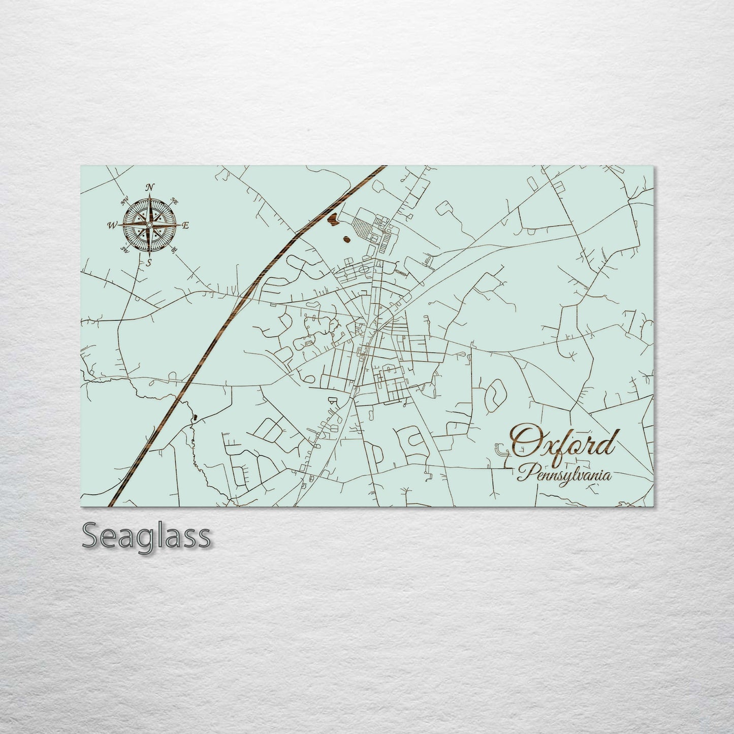 Oxford, Pennsylvania Street Map