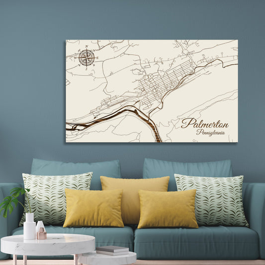 Palmerton, Pennsylvania Street Map