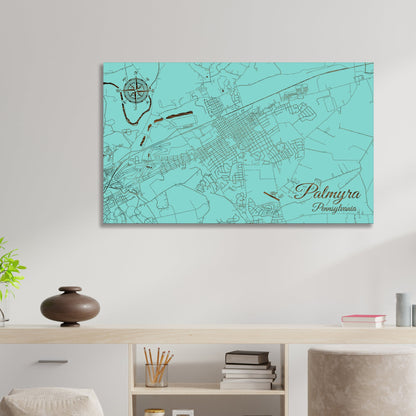 Palmyra, Pennsylvania Street Map