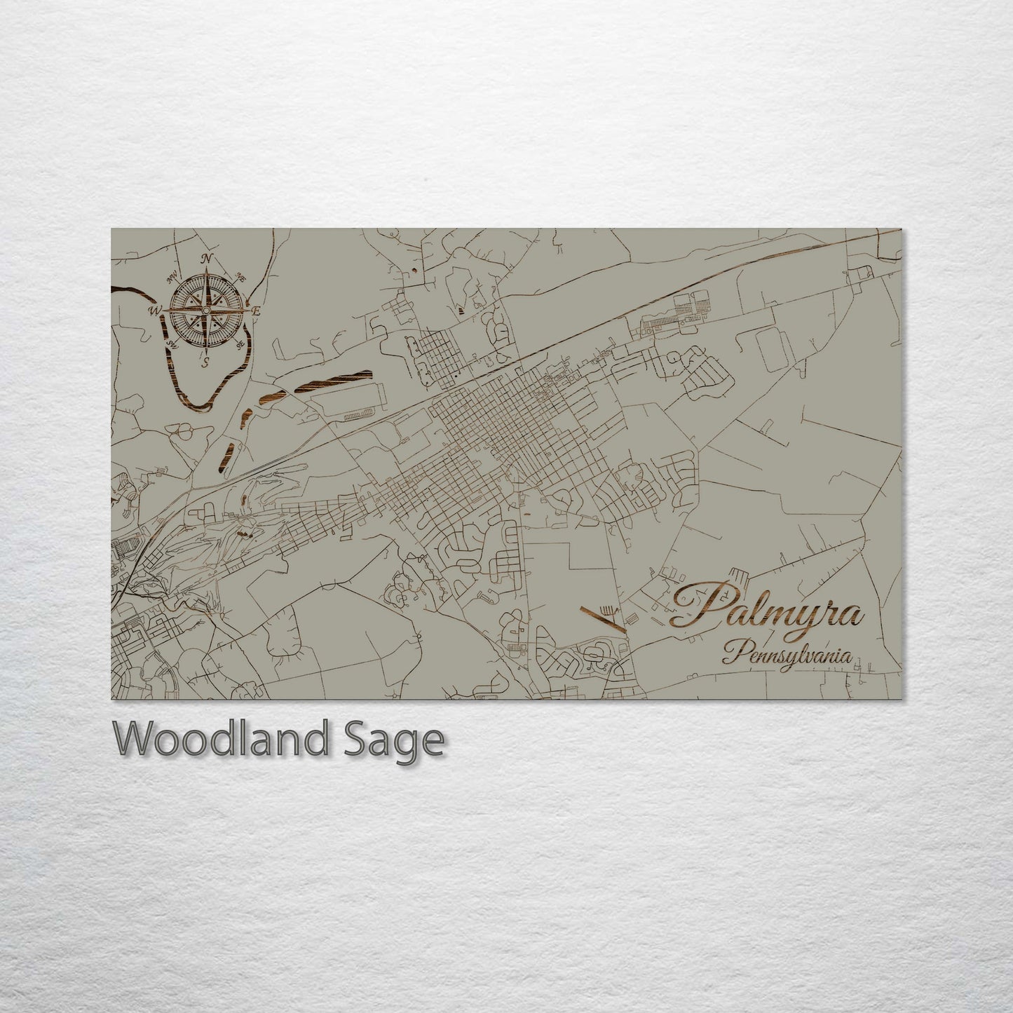 Palmyra, Pennsylvania Street Map