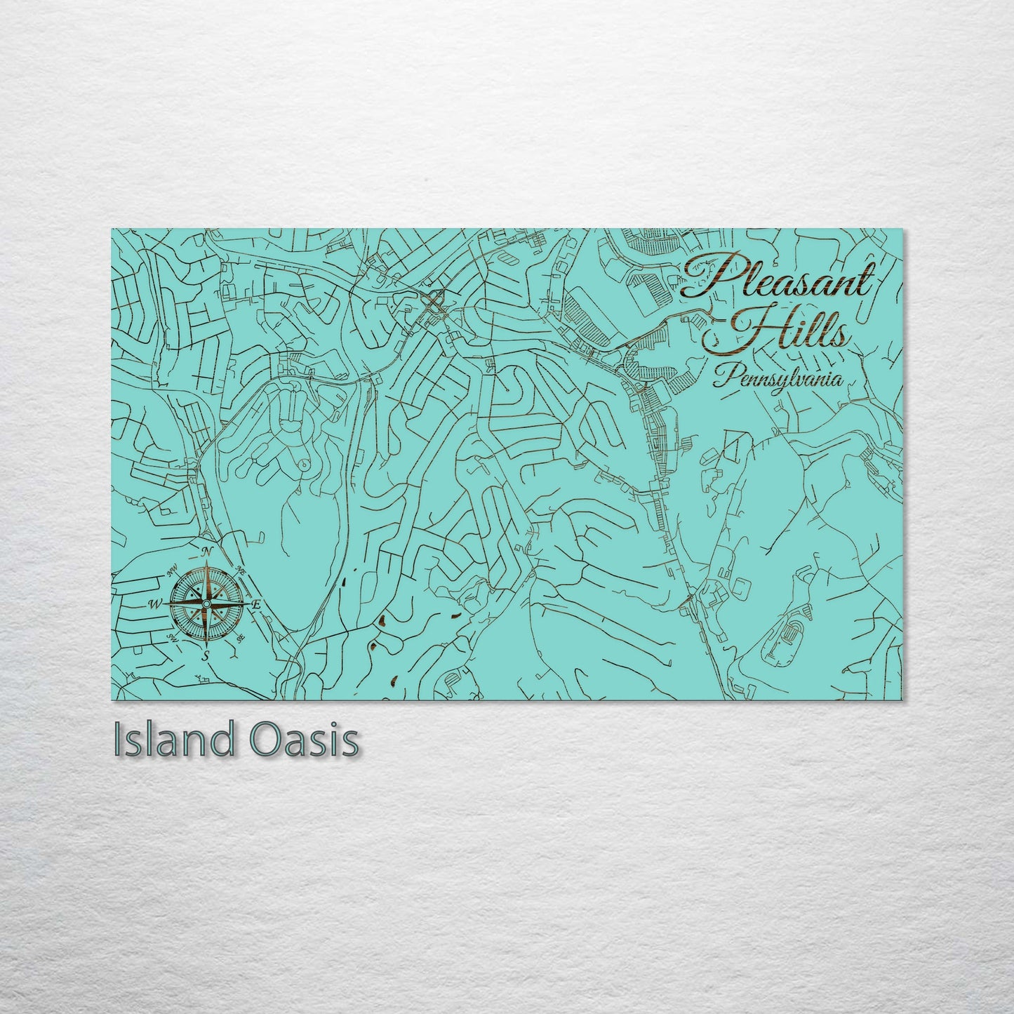 Pleasant Hills, Pennsylvania Street Map