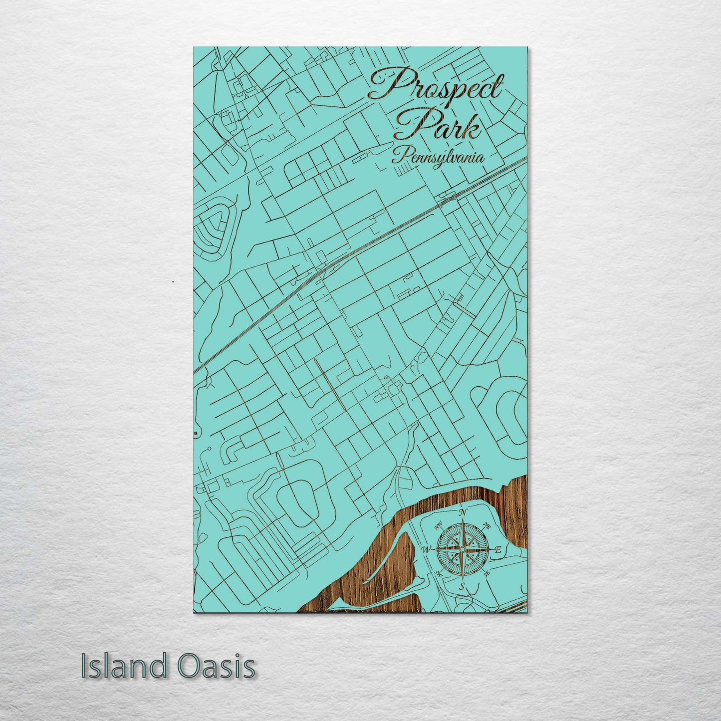 Prospect Park, Pennsylvania Street Map