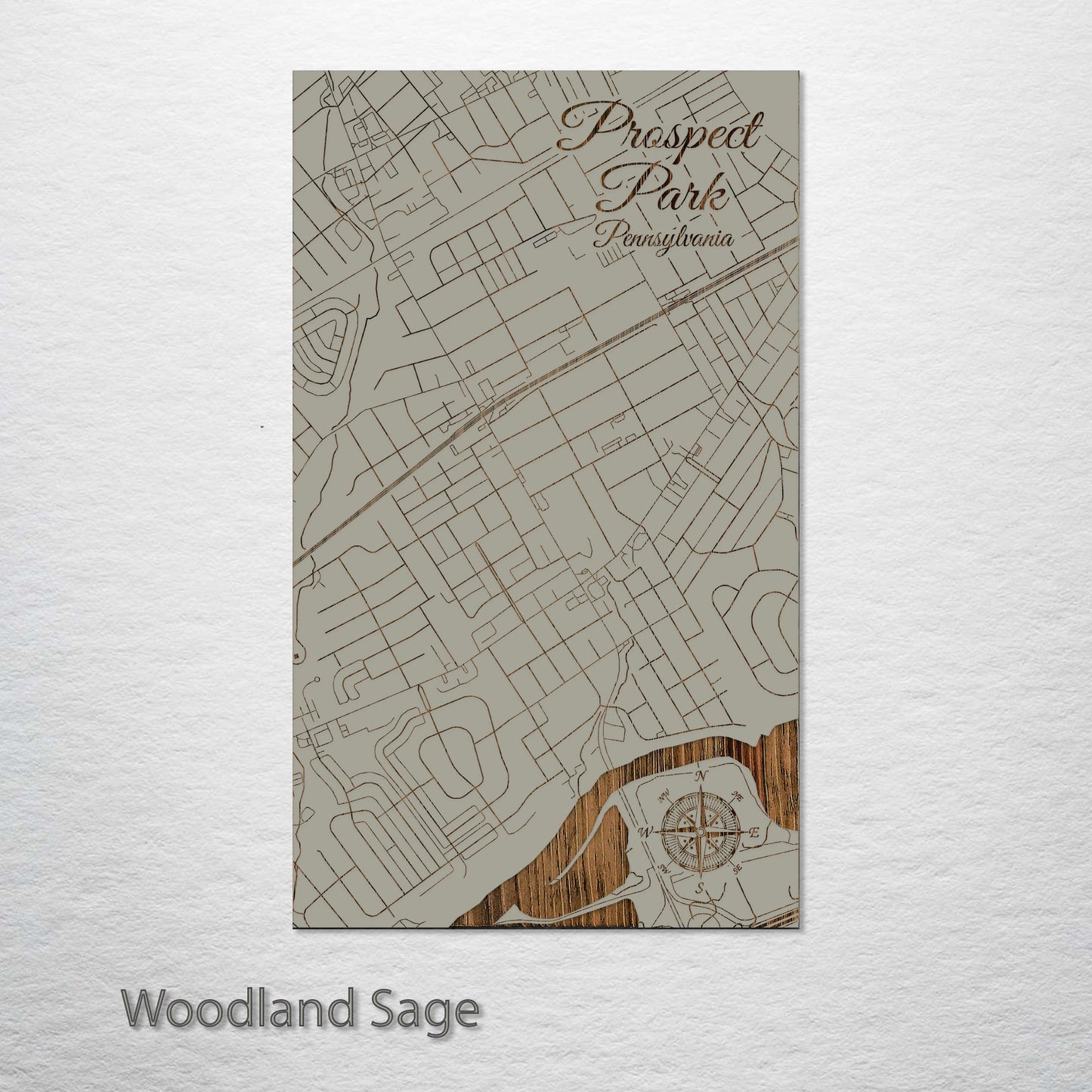 Prospect Park, Pennsylvania Street Map