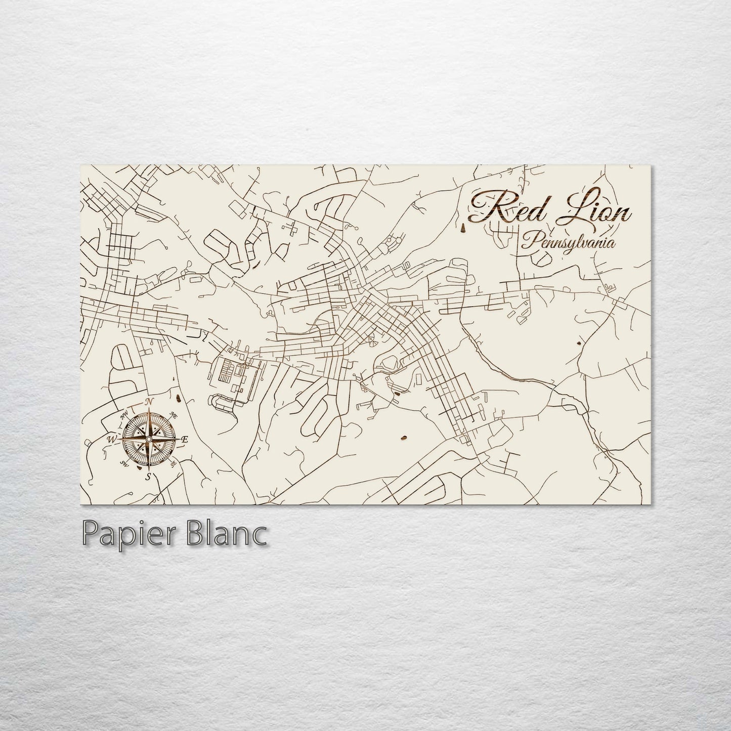 Red Lion, Pennsylvania Street Map