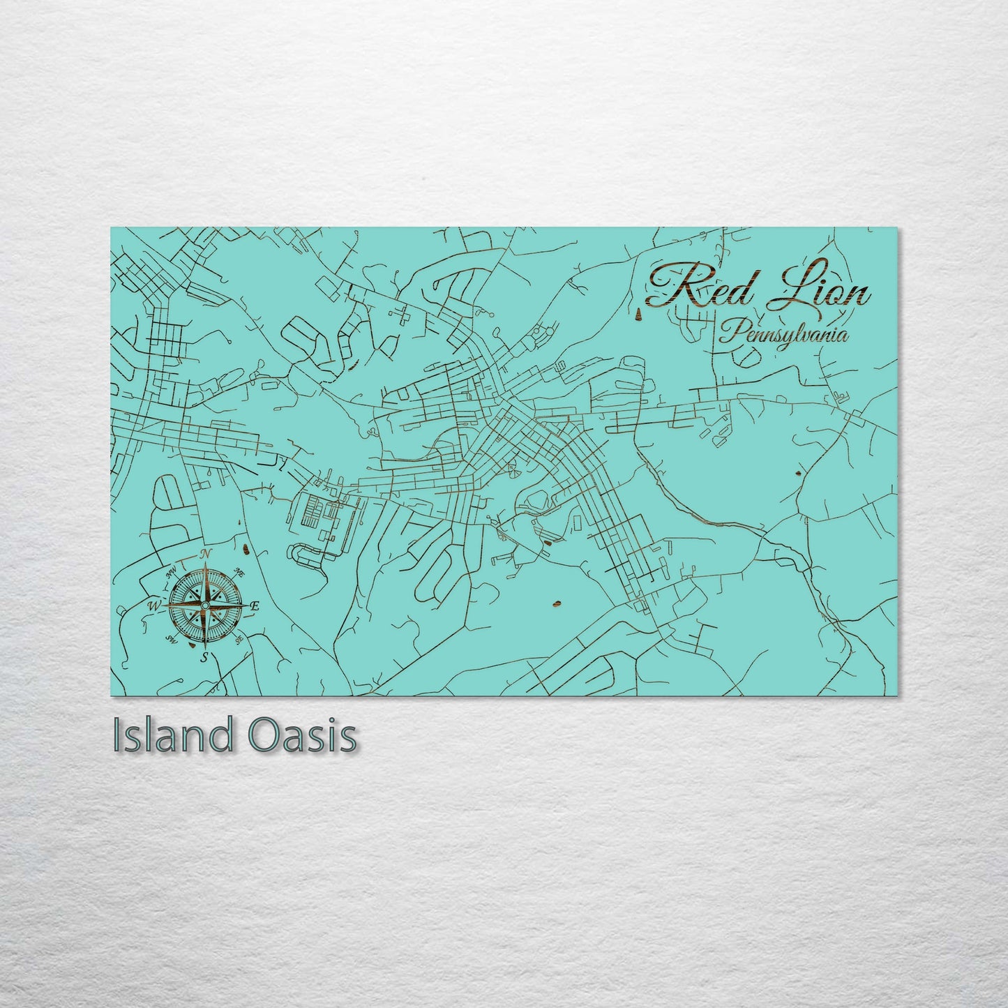 Red Lion, Pennsylvania Street Map