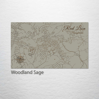 Red Lion, Pennsylvania Street Map