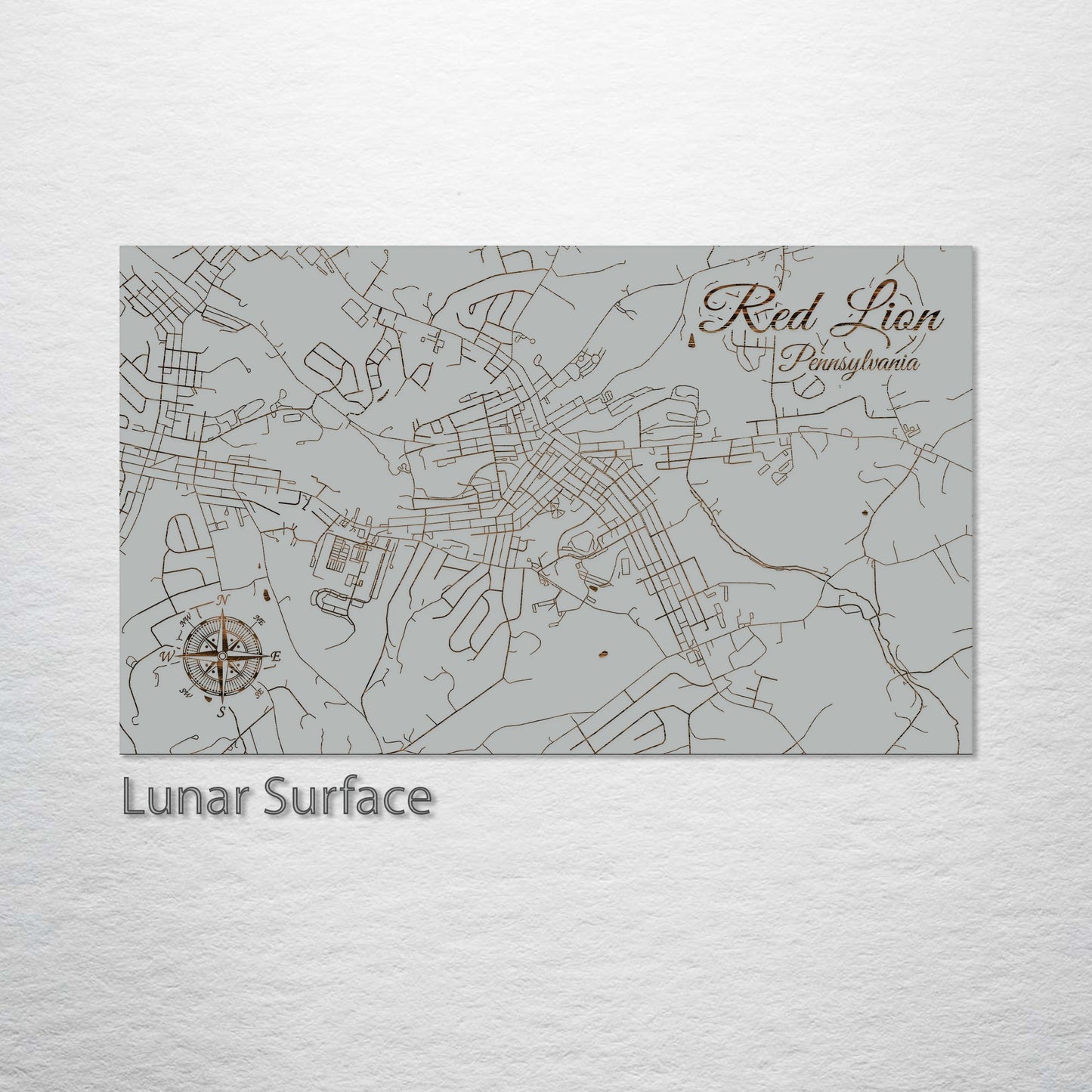 Red Lion, Pennsylvania Street Map