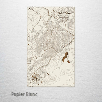 Scranton, Pennsylvania Street Map