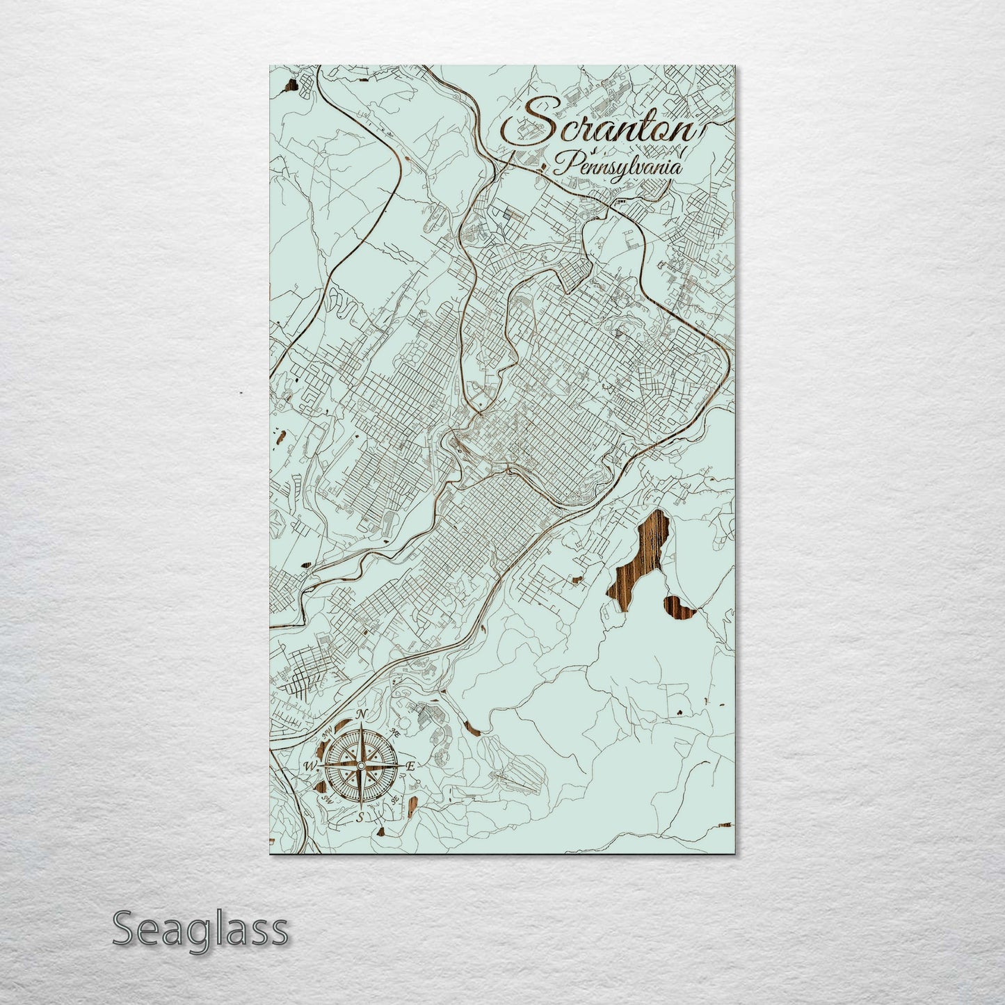 Scranton, Pennsylvania Street Map