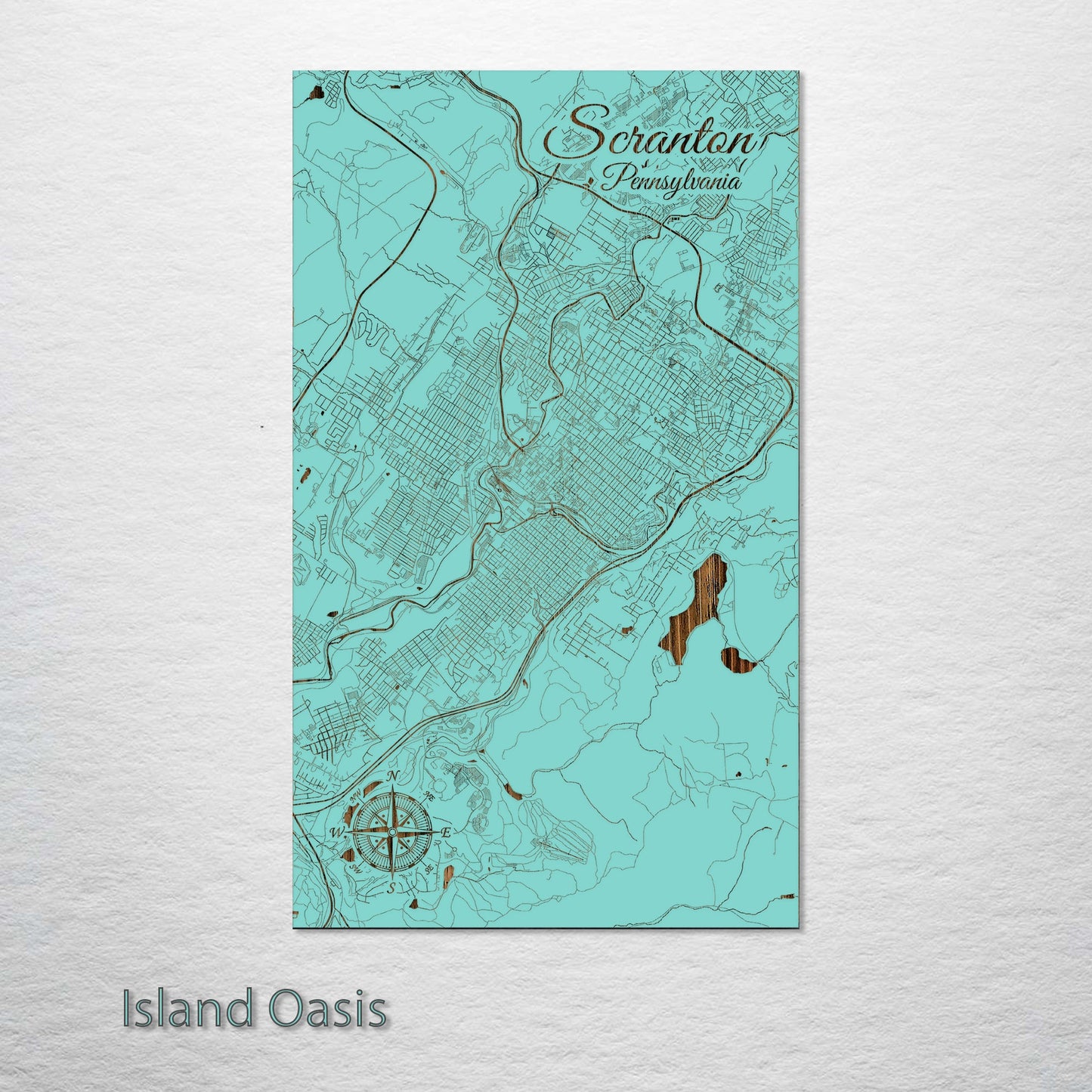 Scranton, Pennsylvania Street Map