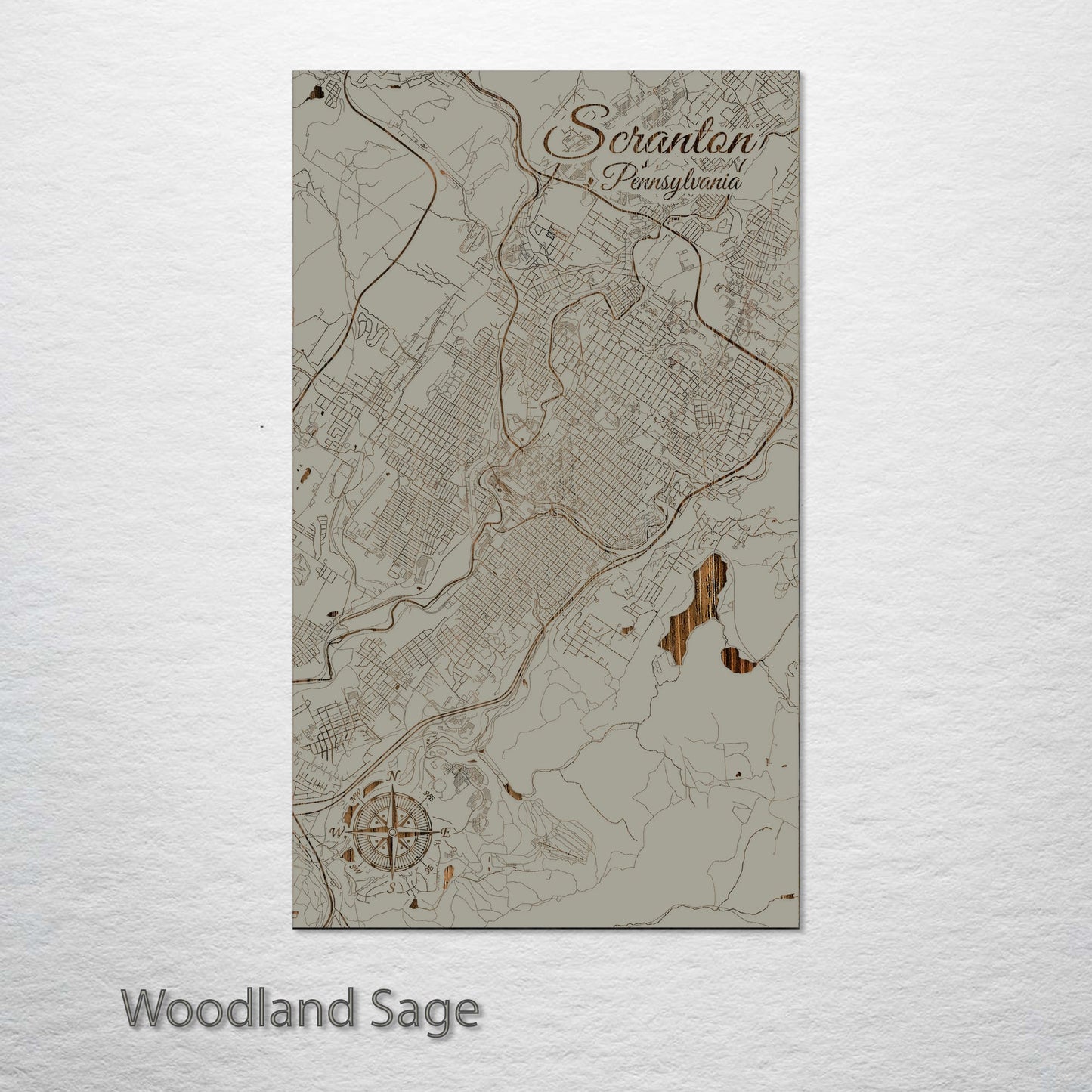 Scranton, Pennsylvania Street Map