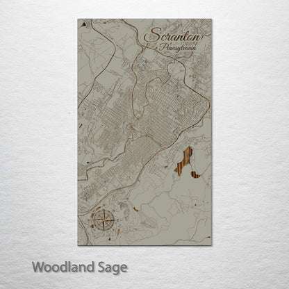 Scranton, Pennsylvania Street Map