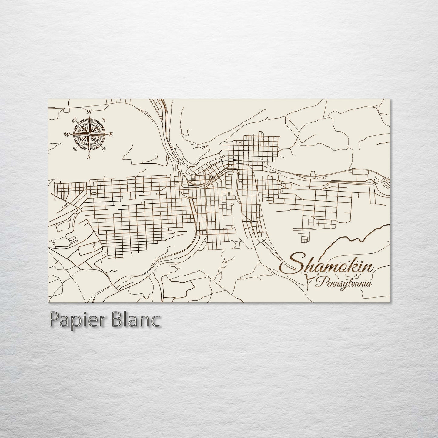 Shamokin, Pennsylvania Street Map