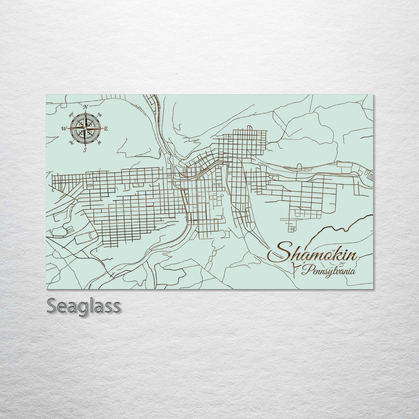 Shamokin, Pennsylvania Street Map