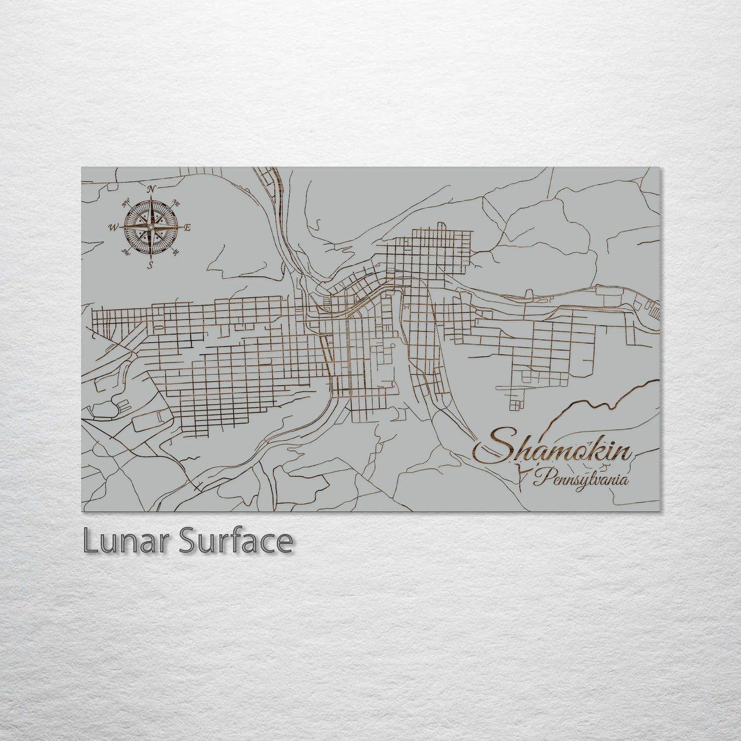 Shamokin, Pennsylvania Street Map