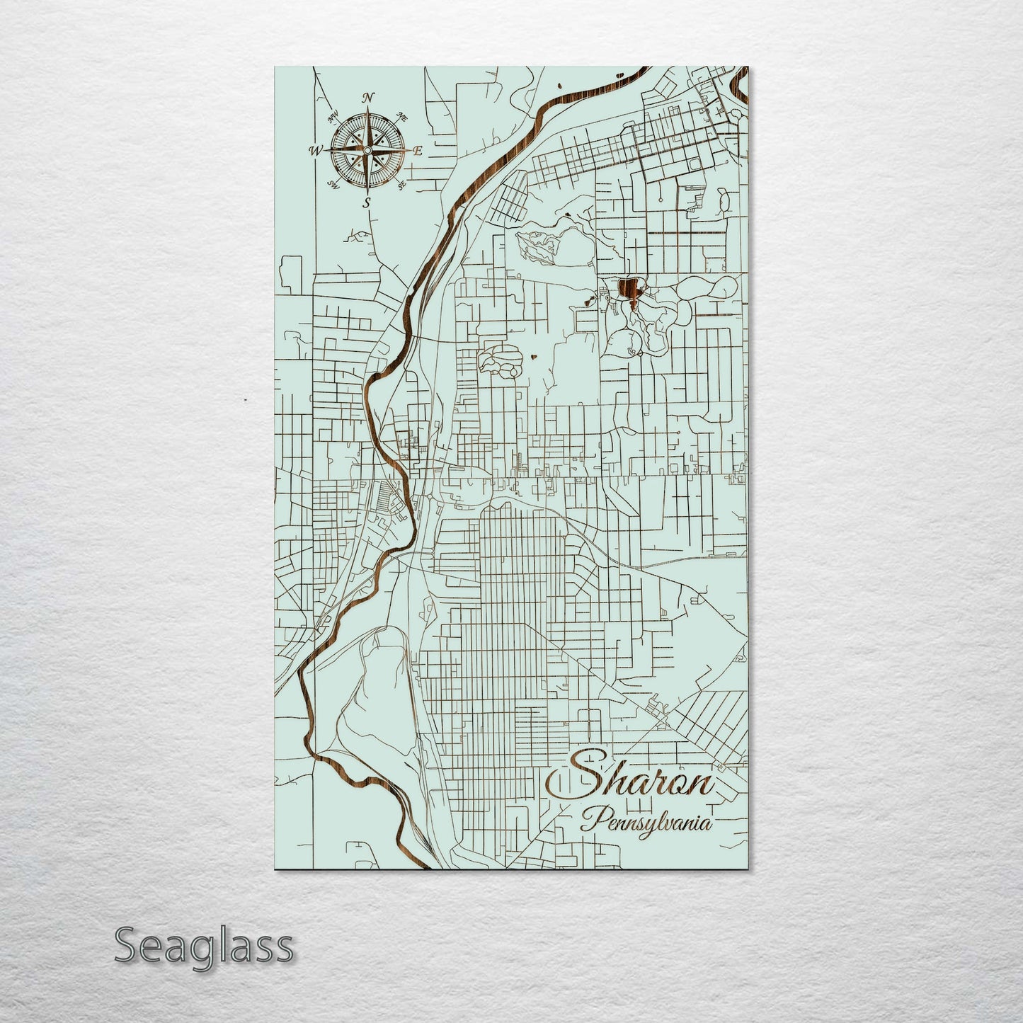 Sharon, Pennsylvania Street Map