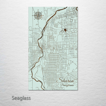 Sharon, Pennsylvania Street Map