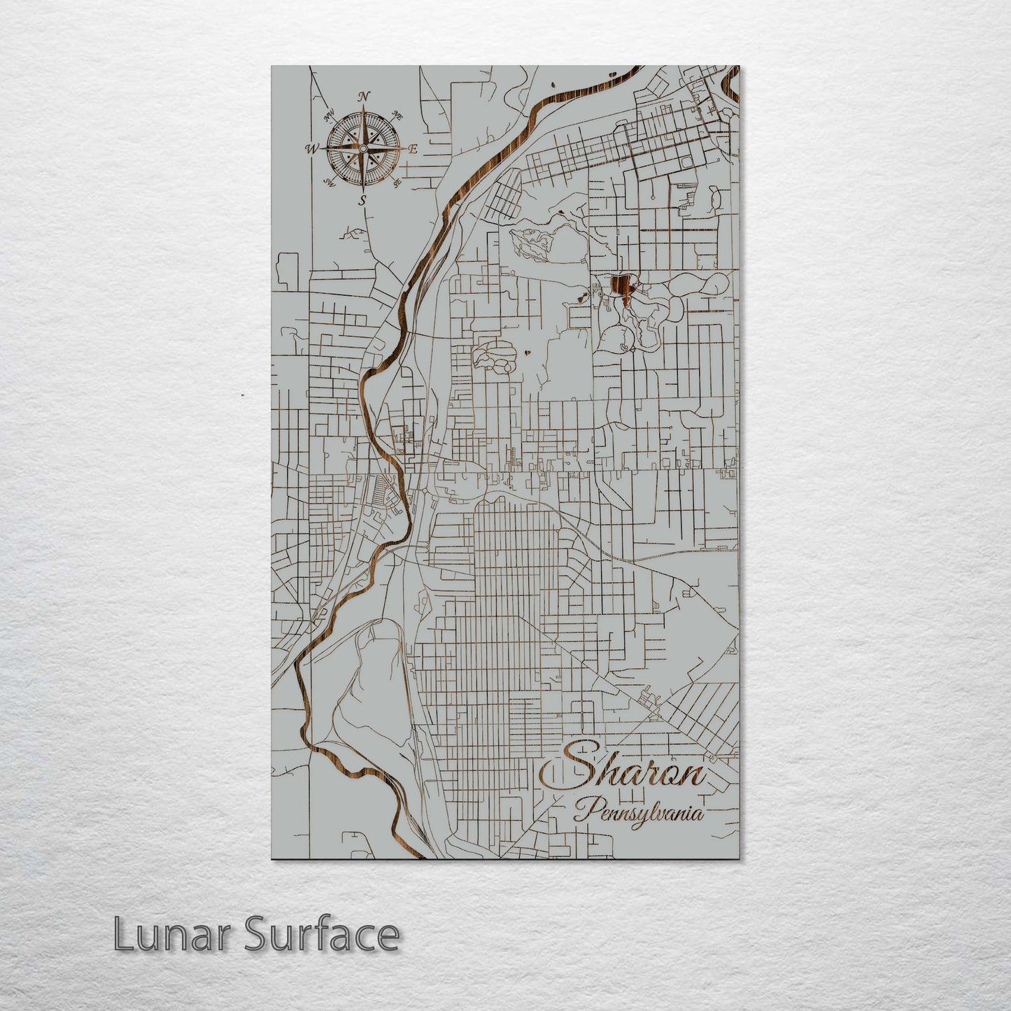 Sharon, Pennsylvania Street Map