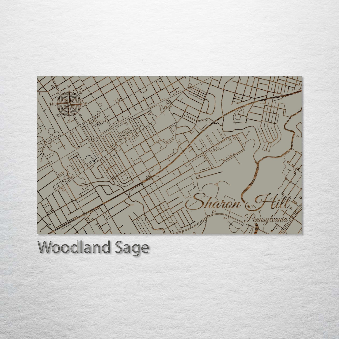 Sharon Hill, Pennsylvania Street Map