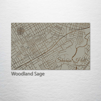 Sharon Hill, Pennsylvania Street Map