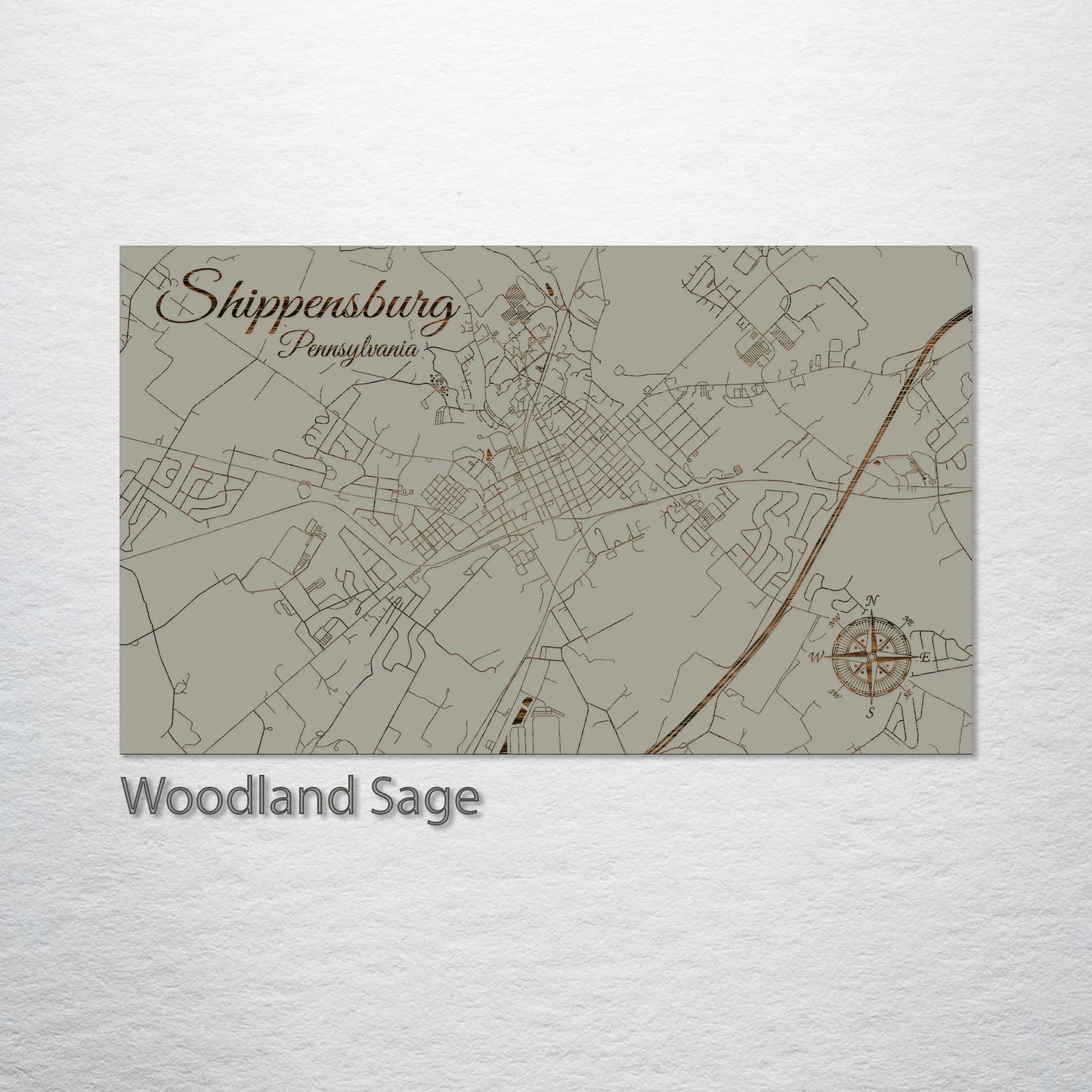 Shippensburg, Pennsylvania Street Map